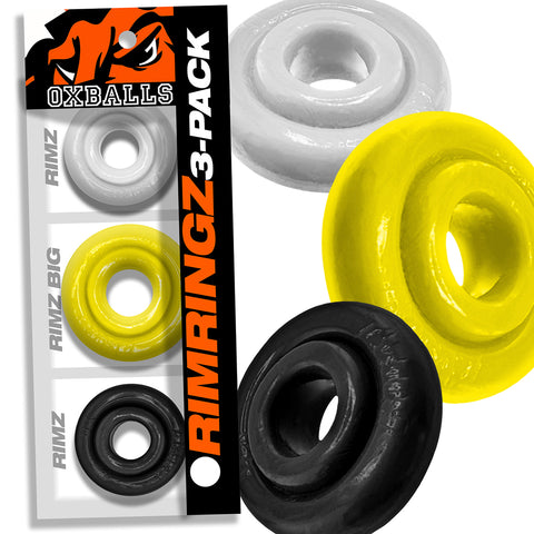 Rimzringz 3Pk Shockwave Penis Enhancement