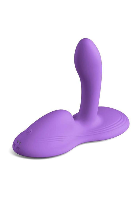 Grinders Paramour App Controlled Rechargeable Silicone Vibrating Dual Motor Pad - Purple Vibrators