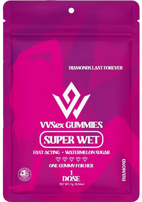VVSEX Gummies Super Wet for Her 60ct - Watermelon Female Enhancements