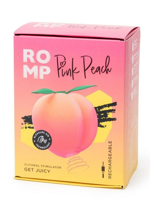 Romp Pink Peach Rechargeable Silicone Vibrator - Orange Vibrators