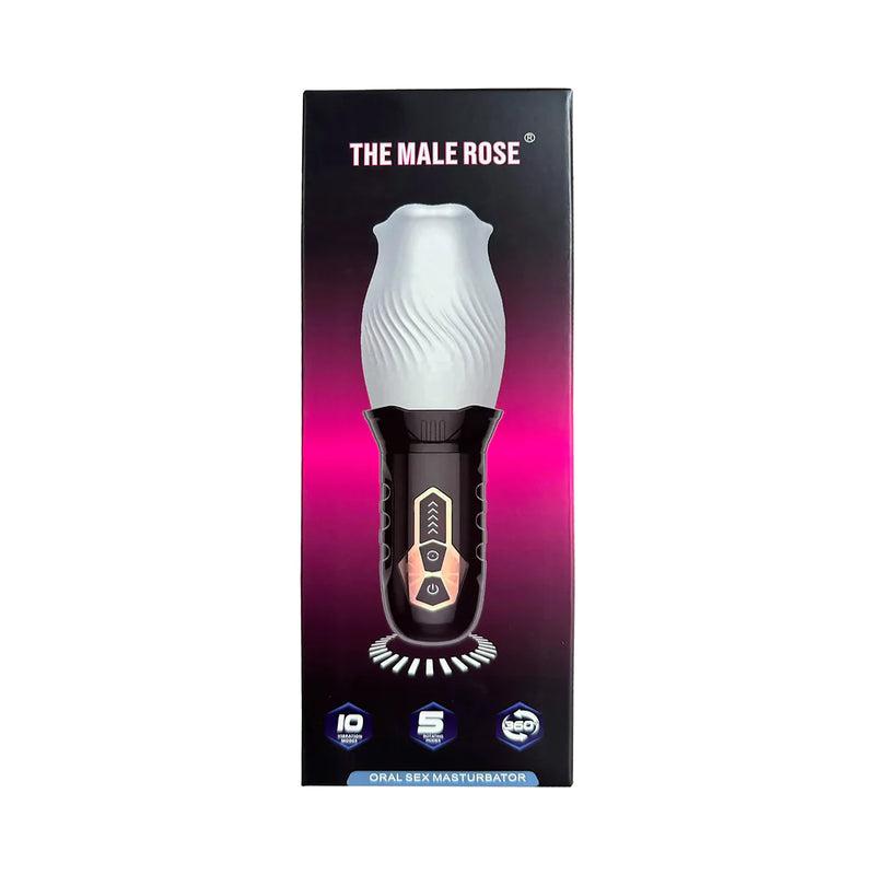 The Male Rose Rotating Blow Job Simulator - Black Dolls & Masturbators