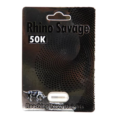 Rhino Savage 50k Single Pill Male Enhancements