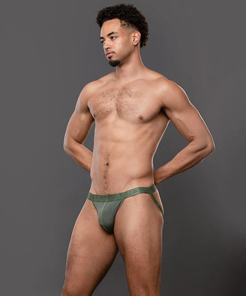 Vibe Breeze Mesh Gym Jock Olive Menswear