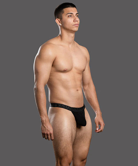Sensual Rib Thong w/ ALMOST NAKED® Menswear