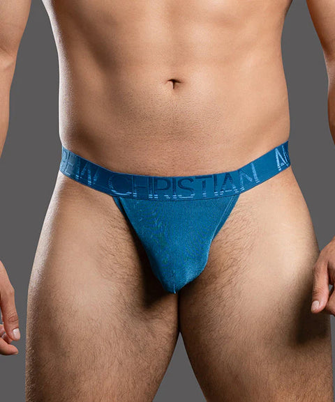 Sensual Rib Thong w/ ALMOST NAKED® Dark Teal Menswear