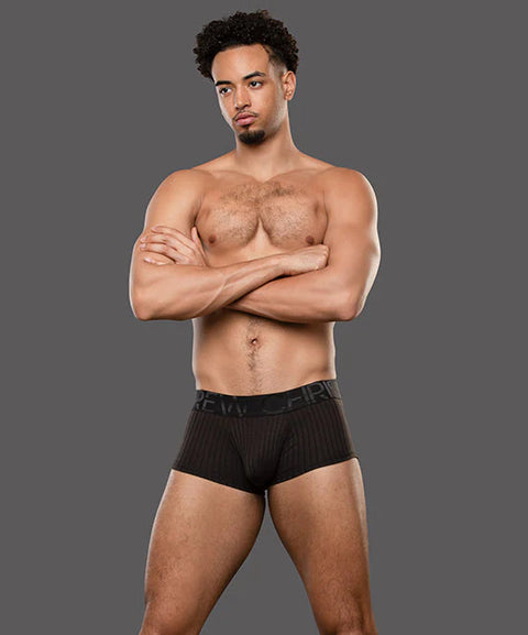 Essential Rib Boxer w/ ALMOST NAKED® Black Menswear