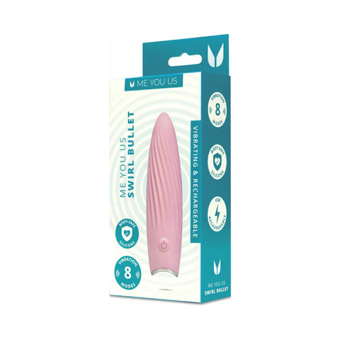 Me You Us Swirl Bullet Pink Vibrators