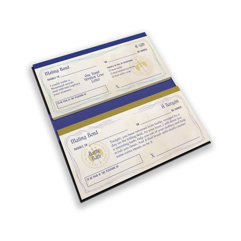 Romantasy Sex Checks: 60 Certificates for Making Magic Between the Covers Novelty Items