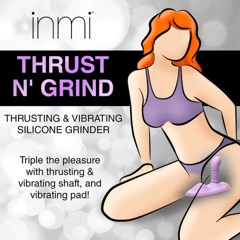 Thrust 'N' Grind Thrusting & Vibrating Silicone Grinder