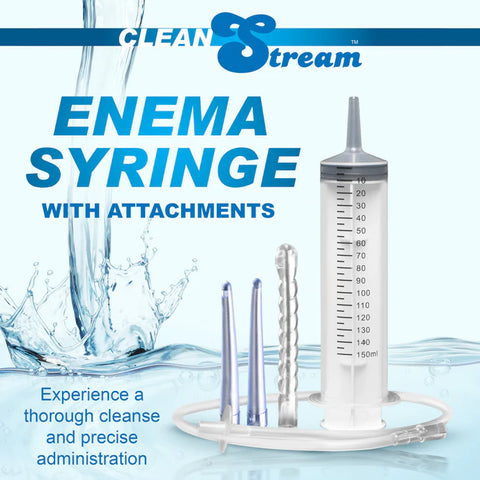 Enema Syringe With Attachments