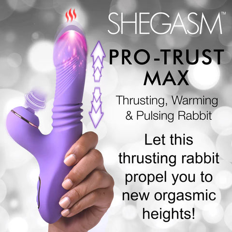 Pro-Thrust Max 14X Thrusting And Pulsing Silicone Rabbit