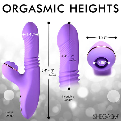 Pro-Thrust Max 14X Thrusting And Pulsing Silicone Rabbit