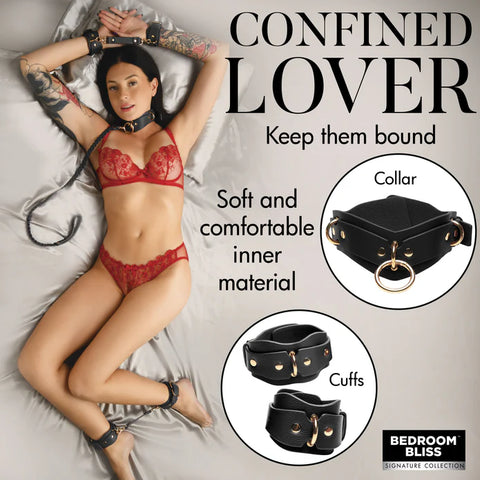 Lover's Restraints Set - Black Bondage & Restraints