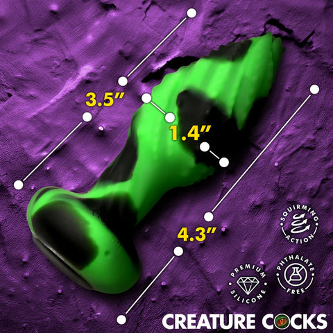 Eye of the Spawn Vibrating & Squirming Silicone Butt Plug Anal Products