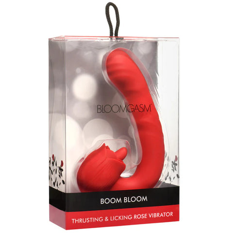 Boom Bloom Thrusting & Licking Rose Vibrator Vibrators