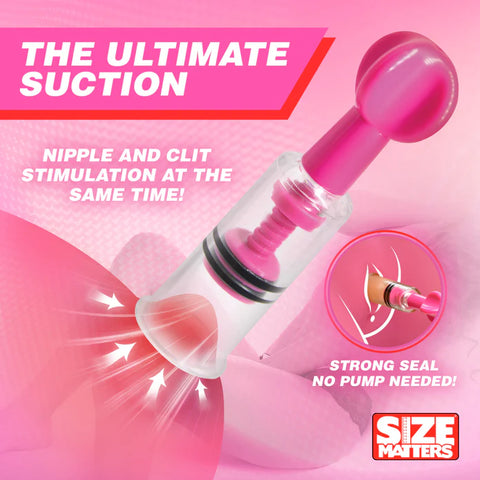 MAXtwist Clit & Nipple Triple Sucker Set - Pink Fetish