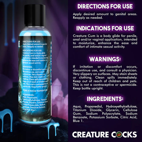 Creature Cum Blue Jizz Lubricant 4oz Lubricants