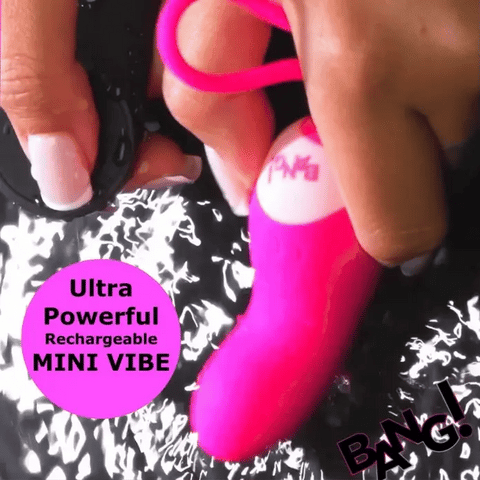 Silicone Mini Vibe w/ Remote - Pink Vibrators