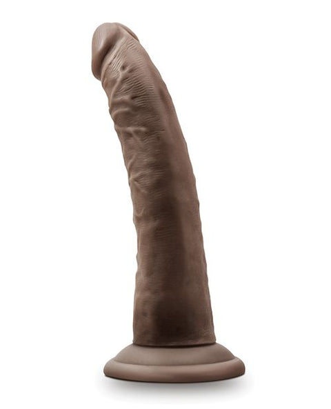 Dr. Skin Glide 7.5" Self Lubricating Dildo - Chocolate