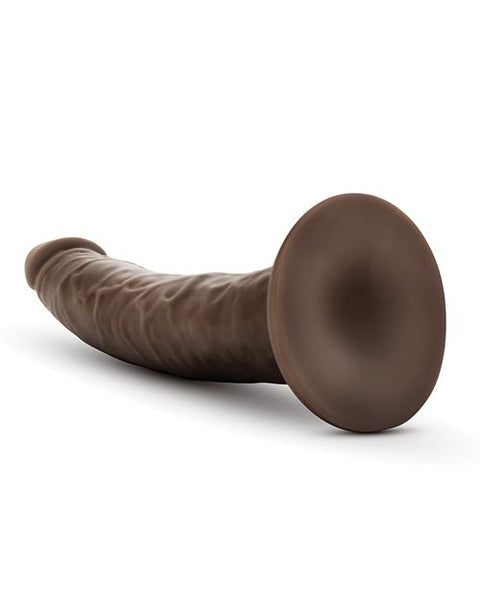 Dr. Skin Glide 7.5" Self Lubricating Dildo - Chocolate