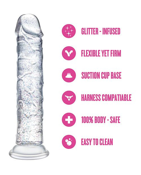 Naturally Yours - Glamor - Sparkling Clear Dildo Dongs & Dildos