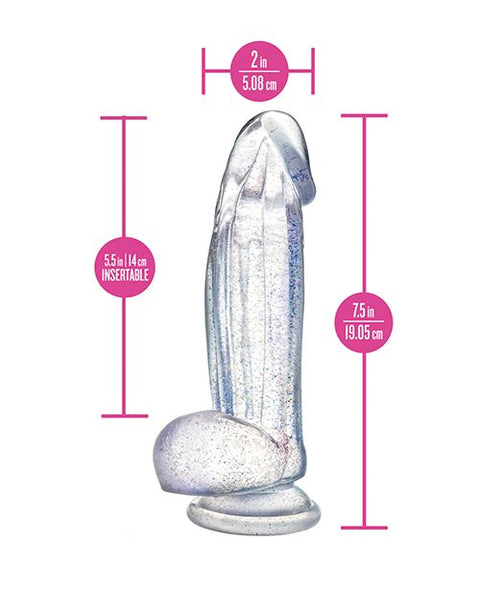 Naturally Yours Bling - Sparkling Clear Dildo Dongs & Dildos