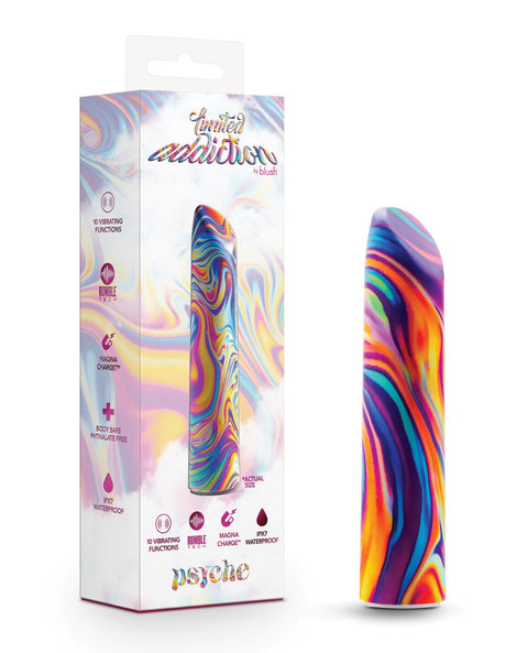 Blush Limited Addiction Psyche Power Vibe - Rainbow Vibrators