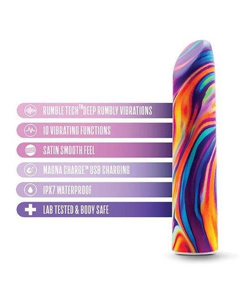Blush Limited Addiction Psyche Power Vibe - Rainbow Vibrators