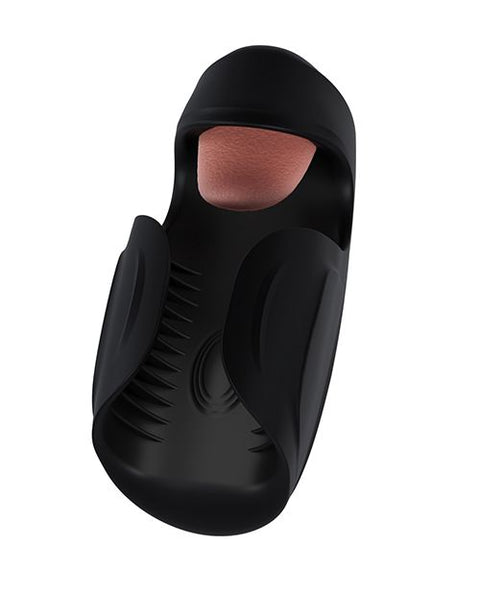Blush M For Men - Lickety Split - Vibrating Penis Head Stimulator - Black Dolls & Masturbators