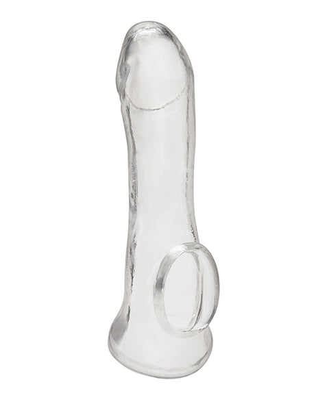 Blue Line C & B 6.25" Transparent Penis Enhancing Sleeve Extension - Clear Penis Enhancement