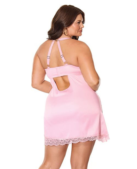 Kissed by Satin Underwire Chemise Lingerie