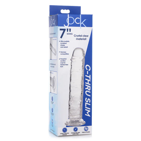 Jock C-Thru Slim Dildo - 7 Inch