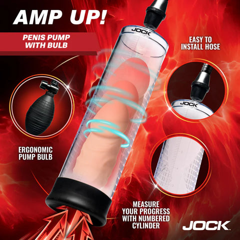 Amp Up Penis Pump with Bulb Penis Enhancement