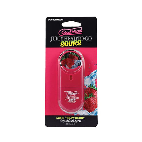 Sour GoodHead Juicy Head Dry Mouth Spray To-Go - .30 oz Sour Strawberry Health & Beauty