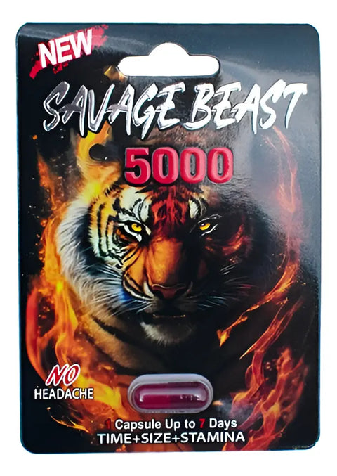 Savage Beast 5000 Single Pill Male Enhancements