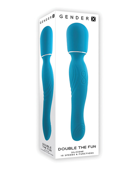 Gender X Double The Fun - Teal Vibrators