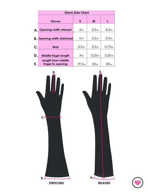 Stretchy Vinyl Opera Length Gloves