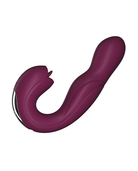 Joi Rotating Head G-Spot Vibrator & Clit Licker - Purple Vibrators