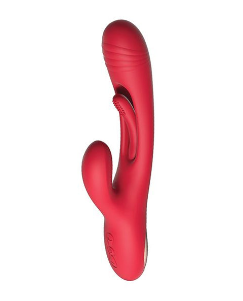 Bora G-Spot Tapping Rabbit Vibrator Red Vibrators