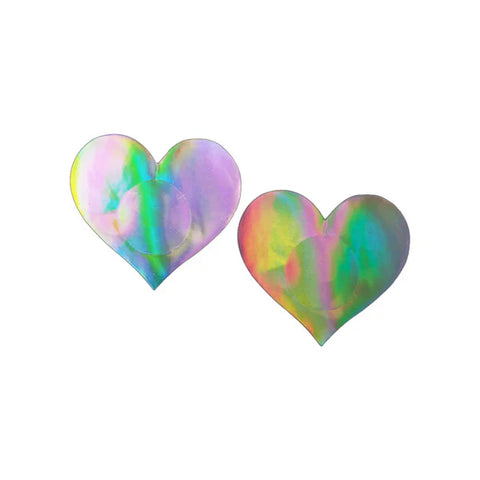 Holographic Heart  Pasties