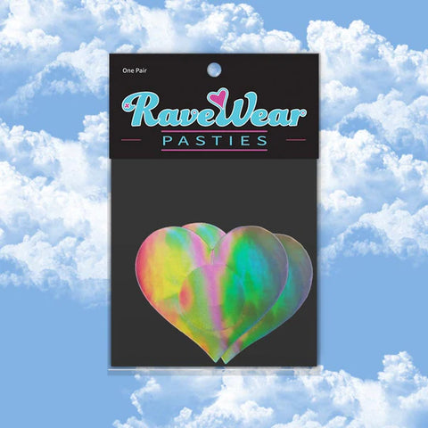 Holographic Heart  Pasties