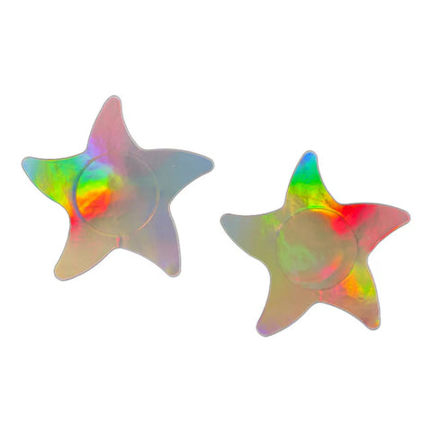 Holographic Starfish  Pasties