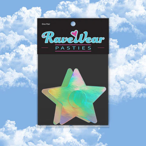 Holographic Star  Pasties