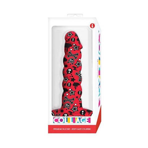 Collage Silicone Dildo