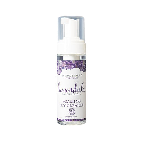 Intimate Earth Foaming Toy Cleaner - Lavandula Lavender Oil and Rosemary Extracts 200ml Toy Cleaners
