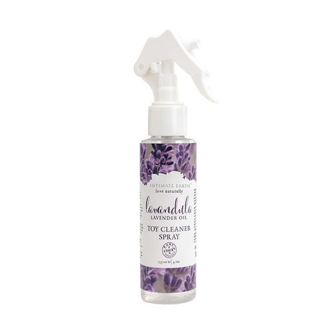 Intimate Earth Spray Toy Cleaner - 125 ml Lavandula Lavender Oil and Rosemary Extracts Toy Cleaners