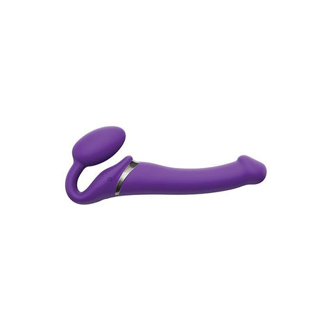 Strap On Me Vibrating Bendable M Strapless Strap On - Purple