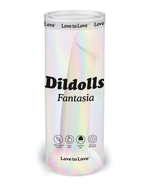 Love to Love Curved Suction Cup Dildolls Fantasia