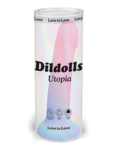 Love to Love Curved Suction Cup Dildolls Utopia