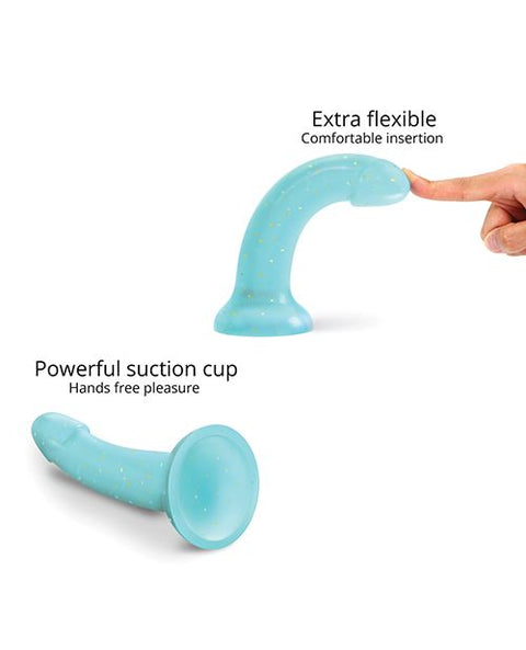 Love to Love Curved Suction Cup Dildolls Nightfall - Blue